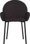 vidaXL - Eetkamerstoelen - 2 - st - kunstleer - zwart