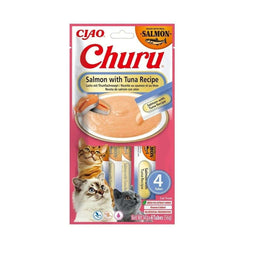 Snack for Cats Inaba Churu Salmon with tuna recipe