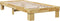vidaXL - Bedframe - zonder - matras - 80x200 - cm - massief - hout - eiken