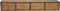 Zwevend tv-meubel RichWood 200 cm - naturel