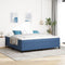 vidaXL - Bedframe - Blauw - 200x200 - cm - Corduroy - Stof
