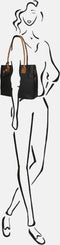 Berba Medium Schoudertas Dames - Leer - Chamonix - Zwart