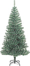 vidaXL - Kunstkerstboom - met - 300 - LED's - kerstballen - en - sneeuw - 180 - cm