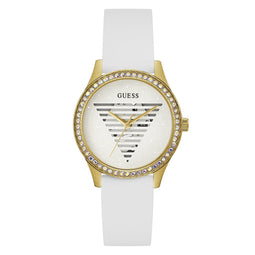 Guess Idol GW0530L6 Horloge - Siliconen - Wit - Ø 38 mm