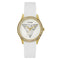 Guess Idol GW0530L6 Horloge - Siliconen - Wit - Ø 38 mm