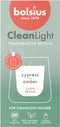 Bolsius - Clean Light - Geurkaars - Navulling - 2 stuks per verpakking - Cypress & Amber