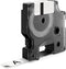DYMO Rhino - Permanente polyester tape - thermische overdracht - zwart op wit 12mm