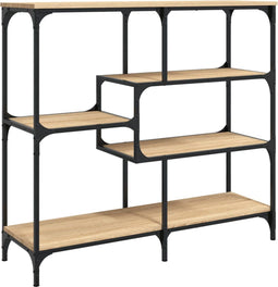 vidaXL - Wandtafel - 103x32x95 - cm - bewerkt - hout - sonoma - eikenkleurig