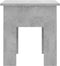 vidaXL - Salontafel - 40x40x42 - cm - bewerkt - hout - betongrijs