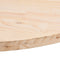 vidaXL - Tafelblad - ovaal - 100x50x2,5 - cm - massief - grenenhout