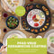Princess Table Chef Pirouette - Gourmetstel Ø45cm - 1100W - 8 Personen - PFAS-Vrij - Regelbare thermostaat - Zwart