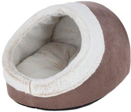 KERBL JANA - Iglo voor katten - Zacht pluche - Bruin - 37 x 45 x 30 cm