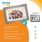Pora&Co - Digitale fotolijst - WiFi - 8 inch HD IPS Display Donker Bruin/Wit