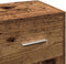 vidaXL - Dressoir - 91x28x75 - cm - bewerkt - hout - oud - houtkleurig