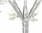 Kerstboom DKD Home Decor Wit Zilverkleurig Metaal Plastic 120 x 120 x 220 cm