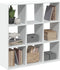 vidaXL - Kamerscherm - / - boekenkast - 102x29x103,5 - cm - bewerkt - hout - wit