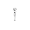 TI SENTO Ring 12127TC - Zilveren dames ring - Gerhodineerd - Maat 60