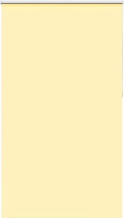 vidaXL - Rolgordijn - 125x230 - cm - verduisterend - stofbreedte - 121,6 - cm - geel