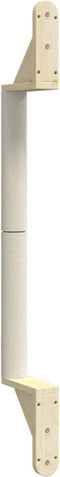 vidaXL - Kattenkrabpaal - wandgemonteerd - 109 - cm - sisal