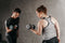 Avento Dumbbell - Halter 7,5 kg - Staal met grip - Zwart
