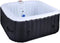 SUN SPA Gelamineerde vierkante opblaasbare spa - 4 personen - 1, 55 x H 0, 65 m