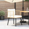 vidaXL - Tuinstoel - PE-rattan - naturel