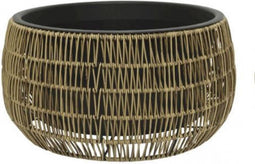 Pot polyrotan 36 x 36 x 20 cmDecoris