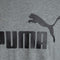 PUMA ESS Logo Tee - Regular fit - Rib crew neck - Medium Gray Heather - Maat S