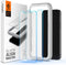 Spigen Glas tR ALM FC (2 Pack) + Frame screenprotector geschikt voor iPhone 12 Pro Max - zwart