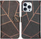 iMoshion Hoesje Geschikt voor iPhone 13 Pro Hoesje Met Pasjeshouder - iMoshion Design Softcase Bookcase - Zwart / Black Graphic
