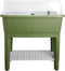 Elho Noa Kweektafel 80 - Kweekbak op Poten - Waterreservoir - Ø 78.5 x H 34.2 cm - Mosgroen