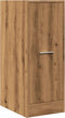 vidaXL - Apothekerskast - 30x41x77,5 - cm - bewerkt - hout - artisanaal - eikenkleur