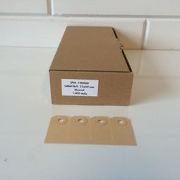 Klika - Manilla labels 25x50 mm nr. 0 1000 stuks - 8 stuks