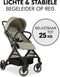 Hauck Travel N Care Plus Buggy - Compact en lichtgewicht - UV-bescherming 50+ - Velvet Olive