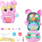 Polly Pocket Theefeestje Konijn - Compacte Speelset - Inclusief 1 micropop en 10 accessoires