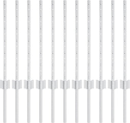 vidaXL - Hekpalen - 11 - stuks - U-Channel - 60 - cm - Gegalvaniseerd - Staal