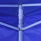 vidaXL - Vouwtent - met - 4 - zijwanden - 3x3 - m - blauw