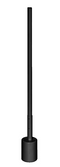 Ledvance Cornerslim Smart Wifi Vloerlamp - RGB & CCT - 80 cm - Zwart