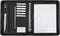 Alassio conferentiemap - rekenmachine - A4 - kunstleer - zwart - JU-30060