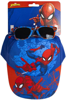 Kinderpet Spider-Man Blauw Met Zonnebril