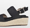 POSH by Poelman CETO - Dames Sandalen - Imitatie suède - Zwart - Maat 38