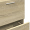 vidaXL - Wastafelkast - 40x37x59 - cm - bewerkt - hout - sonoma - eikenkleurig