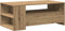 vidaXL - Salontafel - - - Artisan - Eiken - - - 102x55x43,5 - cm - - - Gemaakt - van - Verwerkt - Hout