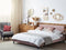 FITOU - Tweepersoonsbed - Roze - 180 x 200 cm - Fluweel