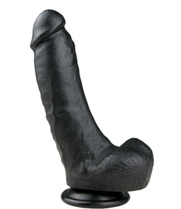 EasyToys - Realistische Dildo met Balzak - Dildo met Zuignap - 20 cm - Dildo's - Sex Toys voor Vrouwen en Mannen - Dildo Mannen Anaal - Zwart