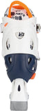 Nijdam Blue’s Cool - Inlineskates Junior - Verstelbaar 27-30 - Hardboot - Marine/Wit/Oranje