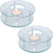 Theepot rechaud - warmhoudplaat - glas - D12 x H4 cm