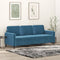 vidaXL - Driezitsbank - 180 - cm - fluweel - blauw