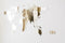 MiMi Innovations® Luxe Spiegel Wereldkaart - Muurdecoratie - Wanddecoratie - Muursticker - 130x78 cm/51.2x30.8 inch - Spiegel