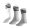 adidas Sportswear 3-Stripes Gevoerde Sokken 3 Paar - Unisex - Wit- 40-42